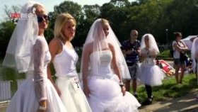 Pierwszy w Polsce Bieg w Sukniach Ślubnych - RELACJA